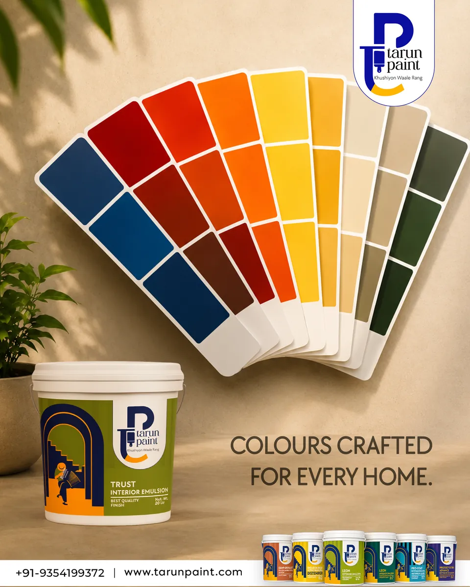 Tarun Paints home colour palette and interior emulsion campaign